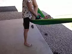 Fucking In A Hammock Outside