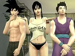 Beautiful Mom Gets Anal Fucked by Sons in Kitchen All Day