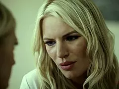 Oh my, watch Rachael Cavalli, Melody Marks, and Kenna James in steamy lesbian action!