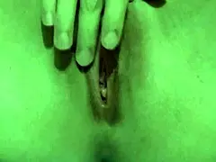 close up view of intense pussy juice orgasm moment