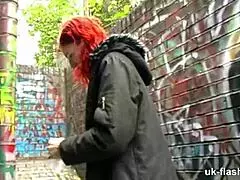 Lassie Strips Down for Public Pissing and Wild Masturbation