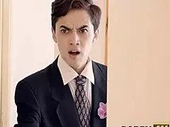 daddy4k mature guy teaches bride real sex tricks