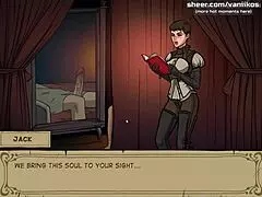 OMG, this witch hunter trainer vampire blonde teen with big boobs sucks and rides a huge cock! 🥵