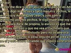 Old bbw latina milf describes being fucked by the mexican uber eats delivery guy in a cuckold scenario.