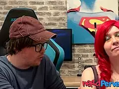 In This Uk Audition, The Nerdy Milf Devon Breeze Is Sucking A Monster Cock Deepthroat Style, And It's Quite The Scene.