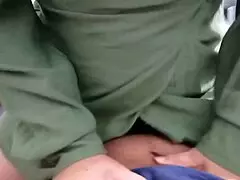 I was so horny when my mother in law danced in her panties and fucked me in her dress with heels, I cummed all over and filled her by mistake