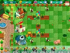 in the nutaku booty farm hentai game part 03, characters flash their big asses and engage in cute interactions