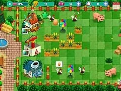 in the nutaku booty farm hentai game part 03, characters flash their big asses and engage in cute interactions