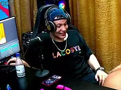 Andressa sanchez teases ruan in podcast with sheer red outfit