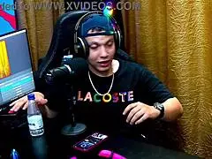 Andressa sanchez teases ruan in podcast with sheer red outfit