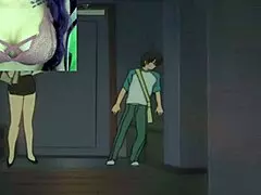 He meets his two busty neighbors and falls in love in this hentai episode.