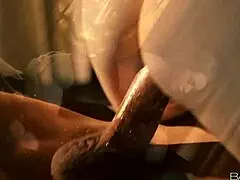 Stacie Jaxxx dominates with licking, fucking, and face sitting in femdom scene