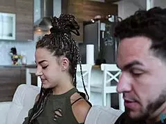 sloan harper in homework with stepson, her big tits and ass licked, big cock doggystyle fucking