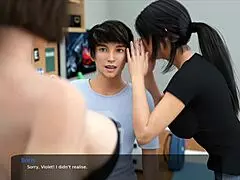 Violet Swallows Huge Cum Load After Ass Licking