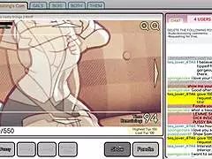 i can’t stop fondling nicole’s tits in this risky hentai game to lure customers.