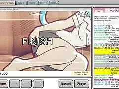 i can’t stop fondling nicole’s tits in this risky hentai game to lure customers.