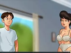 Summertime Saga - Church Milf Caught Fucking Herself with Police Baton?