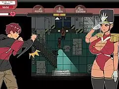 Spooky Milk Life 1 s velkým anime zadkem a kreslenými prsy v parodii