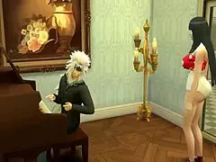 wife housewife gets anal fucked by anime characters in hentai wedding episode