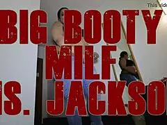 Ms. Jackson, the Ebony BBW MILF, Showcases Her Big Butt in a Mature Tale