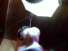 i can't stop watching inked nyx tied up and tickled topless in miniskirt