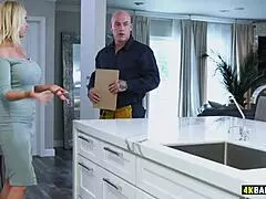 Nikki Benz's Trimmed Pussy Needs Unclogging, Not The Sink – Try Cowgirl And Doggystyle Oral!