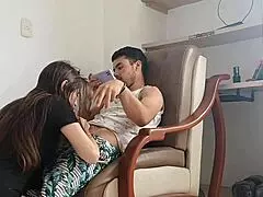 Colombian Stepsister Surprised During Hard Fuck Part 1