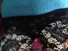 estrenando la lenceria usada que me regalo mi tia con anal y tetas grandes 😏