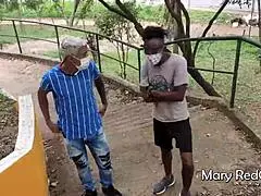 Walif Santos Caught Masturbating In Public, Forced To Suck Big Cocks Of Young Guys Rubens Badaro