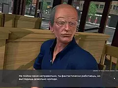 hey slut, show those big tits in 3d cartoon gameplay