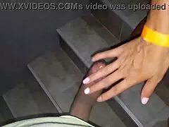 Horny Neighbor Begs For Monster Cock Fuck On Pool Stairs In Bikini