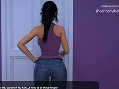 wow, tons of cum sprayed on my step sister's face in milfy city