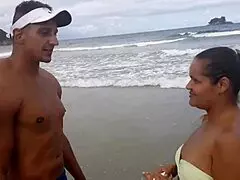 I Met Hot Latina At Beach For Blowjob