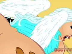 Thick ass pawg angel divine interracial anal sex cartoon!
