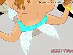 Thick ass pawg angel divine interracial anal sex cartoon!