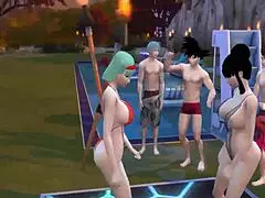 Dragon ball porn epi 45 milk mother wife party