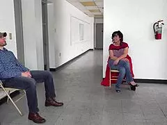 Milf Patient Gags in Doctor's Waiting Room Incident