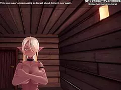 Elf teen titjob after face sitting