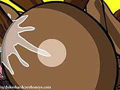 हाय, बड़ी गांड वाली इबोनी बीबीडब्ल्यू झुककर हार्डकोर गांड चुदाई लेती है 😍