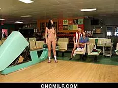 my boyfrend freeused me and my stepmom durin bowling game - cncmilf