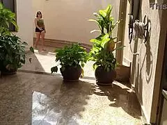 SEXY MILF GIVES BLOWBANG TO DELIVERY GUY FOR FREE GAS