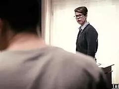 yo, emo students getting wild with pussy licking and anal after class