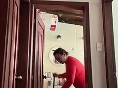 my cute neighbor masturbates in the bathroom 😘