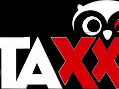 blindfolded brunette shocked by a wild threesome surprise!