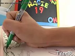 Playgirl Uses Blowjob Ammo To Tame Men's Pecker In Mature Teen Couple Cumshot FUCKING