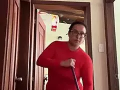 my cute neighbor masturbates in the bathroom 😘