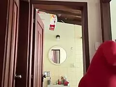 my cute neighbor masturbates in the bathroom 😘