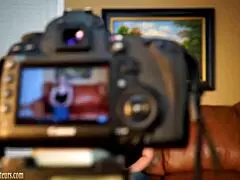 On the casting couch, she's masturbating before giving a wild blowjob.