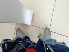 Hot stepsister distracted while washing clothes, gets huge cock fuck.