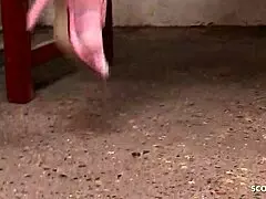 Paige Ashley Experiences Rough CFNM Sex in Wet Rain Jacket